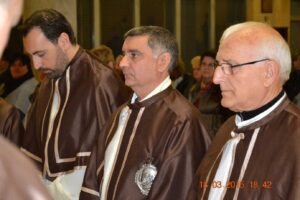 I nuovi membri della confraternita