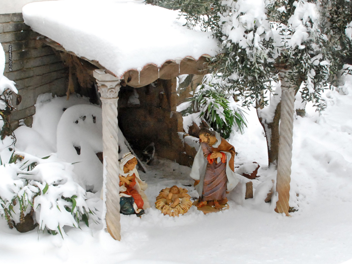 Neve a Civita Castellana 2012 003 presepio neve civita 2012